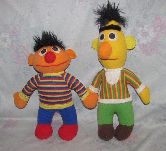 vintage bert and ernie dolls