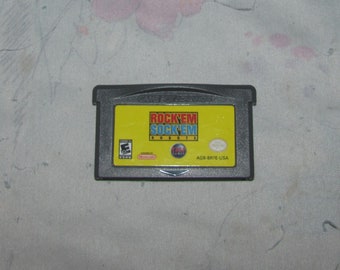 Vintage Nintendo Game Boy Advance Game - Rock 'Em Sock "Em Robots - Working