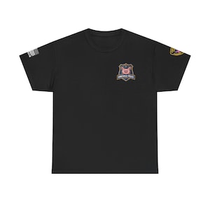 Maglietta con distintivo della polizia di Oinksville / Maglietta con grafica della toppa della polizia