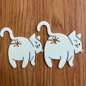 Funny Cat Butt Bread Clips | Reusable Kitchen Wrapper Ties | Feline Accessory
