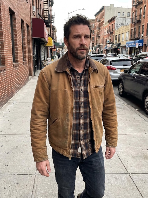 The Last Of Us Joel Miller Canvas Jacket: Post-Apocalyptic Cosplay Costume Coat