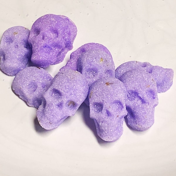 Lavender Flavor Sugar Skull Cube for Tea Party's | Weddings | Baby Showers and Partys