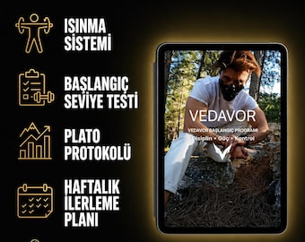 Başlangıç ​​Seviye Calistenia Antrenman Programı PDF / 8 Haftalık Vücut Ağırlığı Egzersiz Planı, Barfiks & Şınav