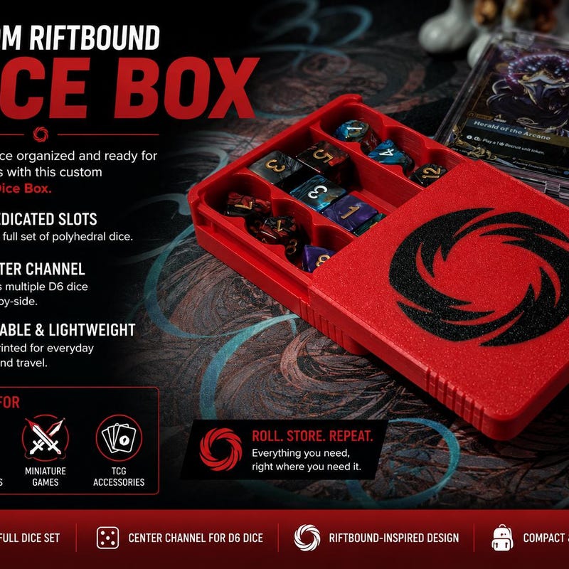 Fancy Riftbound Dice Riftbound Dice Set - Etsy