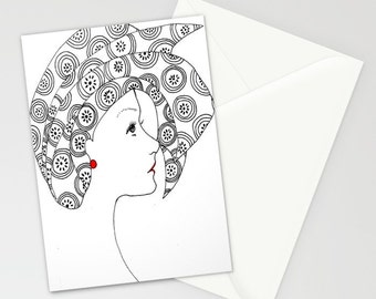 All Occasion Greeting Card Fashion Pretty on the Outside, Beautiful on the inside