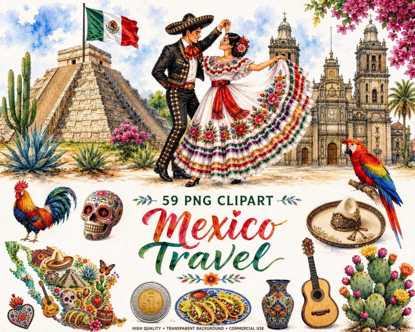 Mexican Couple Art - Etsy