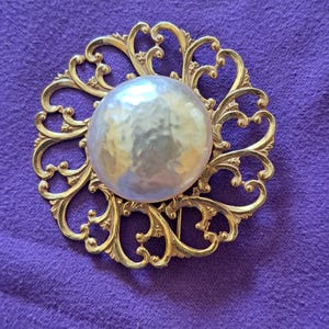 Miriam Haskell Brooch - Etsy