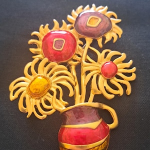 Ysl Brooch Vintage - Etsy