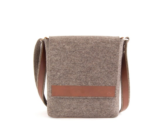 grey messenger bag mens