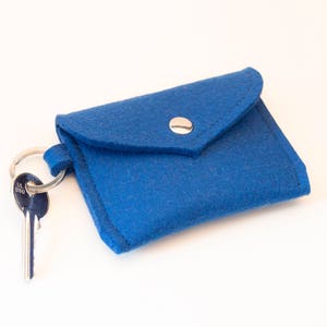 Wool felt PURSE wallet coin purse key holder felt cardholder business card holder gift idea made in Italy image 7