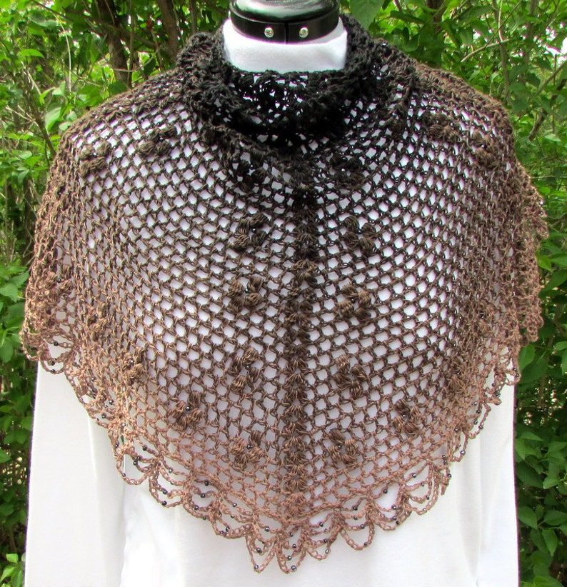 Pattern only Lady Viola Shawl pattern crochet pattern lace shawlette triangle scarf image 2