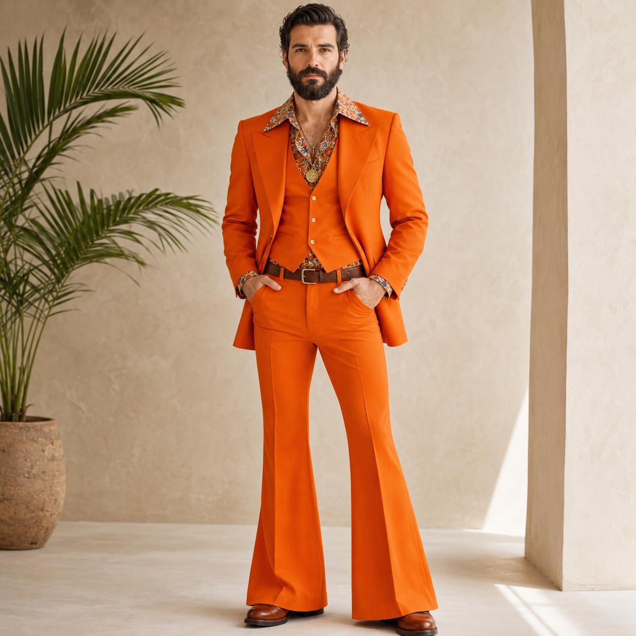 Mens Flared Dress Pants - Etsy Mens Flared Dress Pants - Etsy