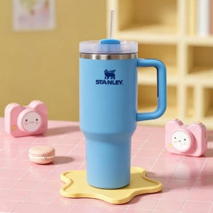 Stanley Quencher H2.0 Tumbler 40oz, Stainless Steel Insulated Travel Mug Bild 2