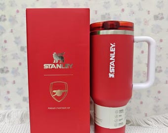 Stanley x Arsenal 40 oz Quencher Pro Tour Tumbler – Personalized Soccer Fan Gift