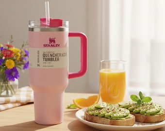 STANLEY 40oz Stainless Steel Tumbler – Insulated Travel Mug with Handle