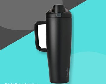Owala FreeSip 40oz Tumbler, Insulated Stainless Steel Water Bottle with Handle