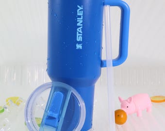 Stanley Royal Blue 40oz Tumbler, 2nd Gen Insulated Cup with Lid & Straw