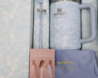 Stanley 1913 x LoveShackFancy 40oz Quencher H2.0 FlowState Tumbler, Limited Edition Coquette Gift