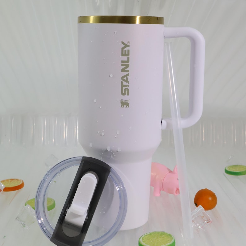 Stanley ProTour Quencher 40oz Flip Straw Tumbler - Leakproof Chalk Limited Edition image 1