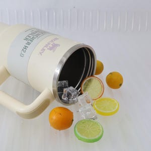 Stanley Quencher H2.0 Tumbler 40 Oz Pale Yellow, Leakproof Flip Straw Cup image 5