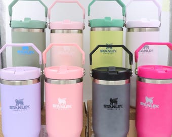 STANLEY IceFlow 30 oz Tumbler | Insulated Stainless Steel, Handle, Flip Straw drinkware