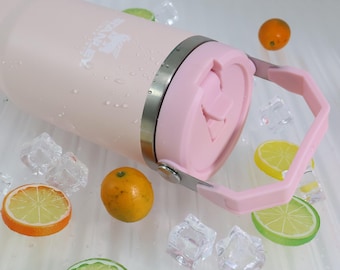 STANLEY IceFlow 30 oz Tumbler with Handle – Rose Quartz Insulated Stainless Steel Water Bottle