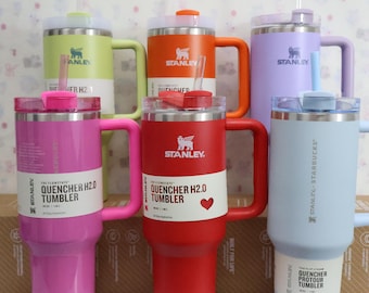 Stanley Quencher H2.0 Tumbler 40 oz | Insulated Stainless Steel Cup with Handle, Straw