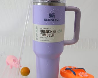 Stanley Quencher H2.0 40oz Tumbler, Large Insulated Cup with Handle & Straw, Stainless Steel Travel Mug