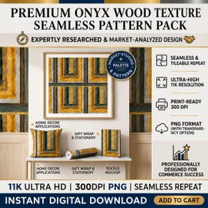 Golden Meander Greek Key Seamless Pattern  4 Files 11.5K Ultra HD  Amber Onyx Art Deco Labyrinth Wallpaper Tile Fabric Canva Commercial PNG