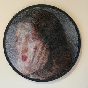 Padrão de arte com fios em cores personalizadas (somente digital)