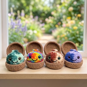 Dumpling & Steamer Crochet Pattern, The Viral No Sew Dumpling Plushie Pattern, Easy Beginner Amigurumi Food Tutorial, Kawaii Plush Tutorial image 3