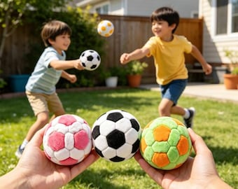 Hand-Knitted Cotton Bean Bag Balls: Stress Relief, Hand-Eye Coordination Toy