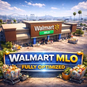 Wallmart Mlo | FULLY OPTIMIZED| Custom Digital Game Interior|game maps