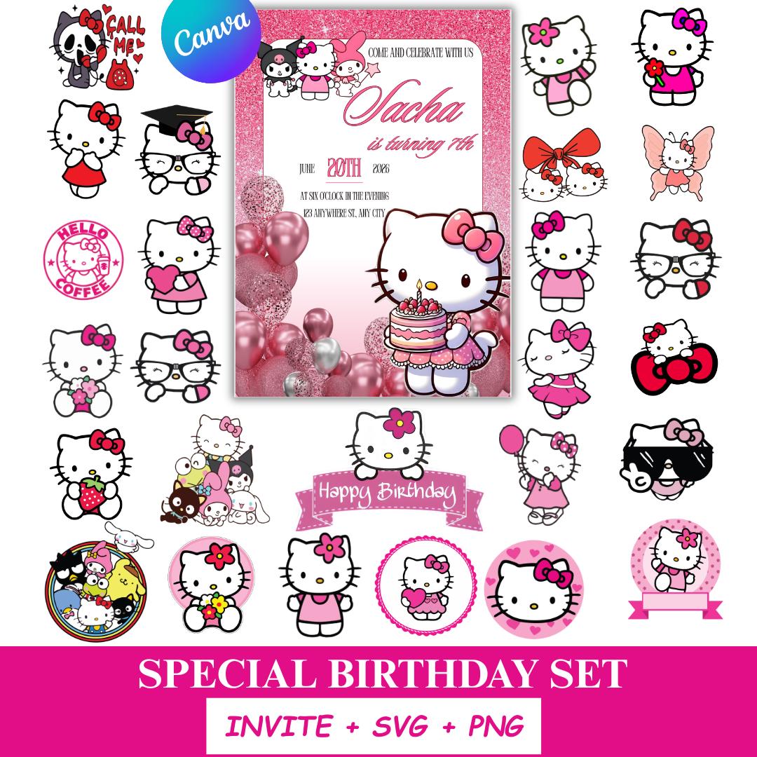 Kitty Hello Png - Etsy