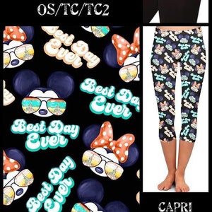 Mickey mouse capri leggings discount