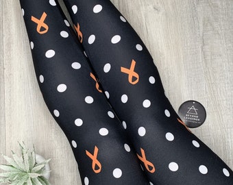 Kidney//Leukemia Cancer Capri Leggings