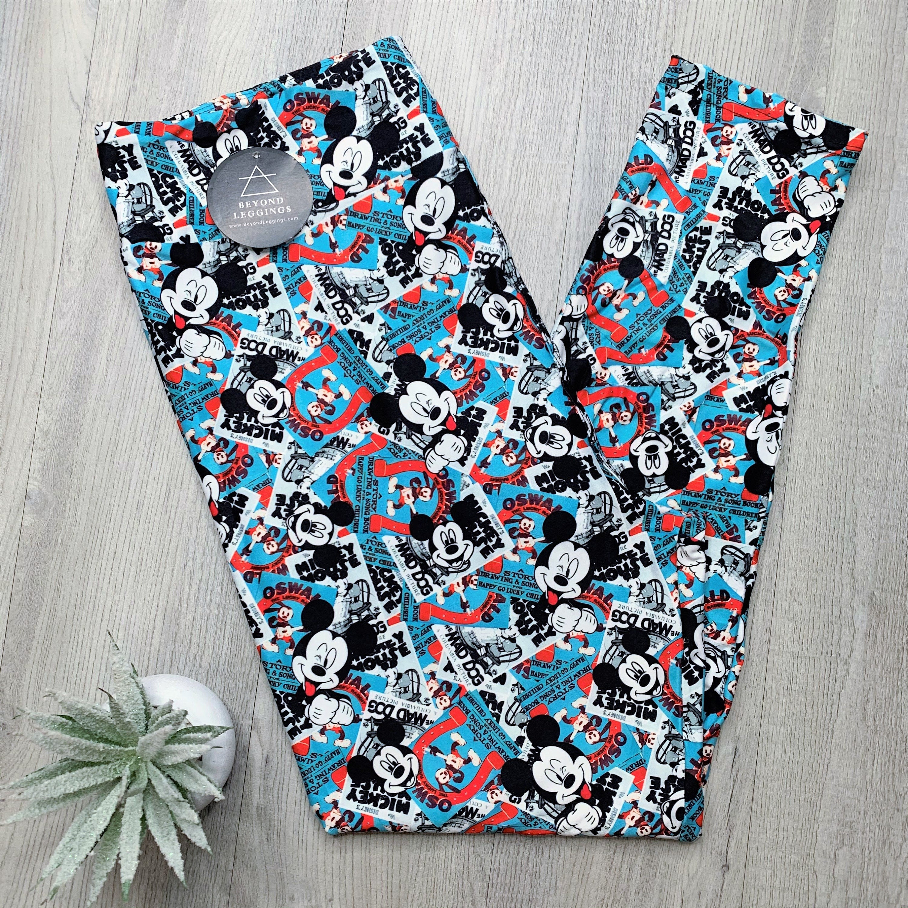 Mickey mouse top lularoe leggings