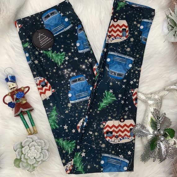 Christmas Tree Camper \u0026 Truck Leggings 