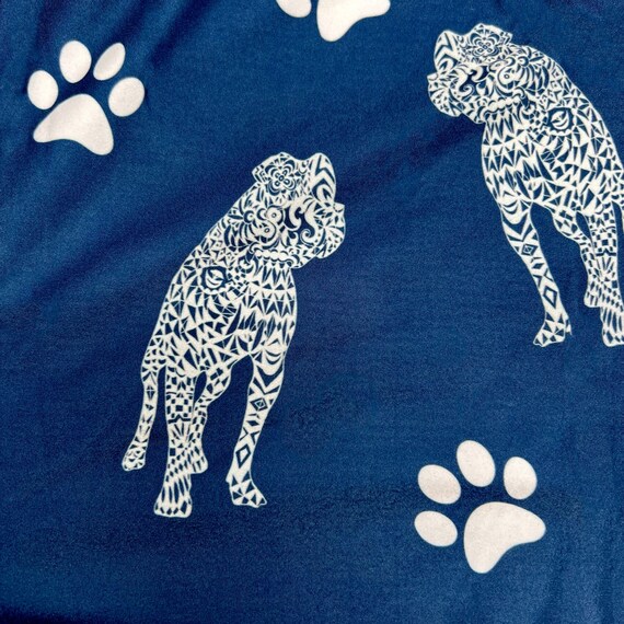 White Blue Puppy Paw Leggings Etsy Canada