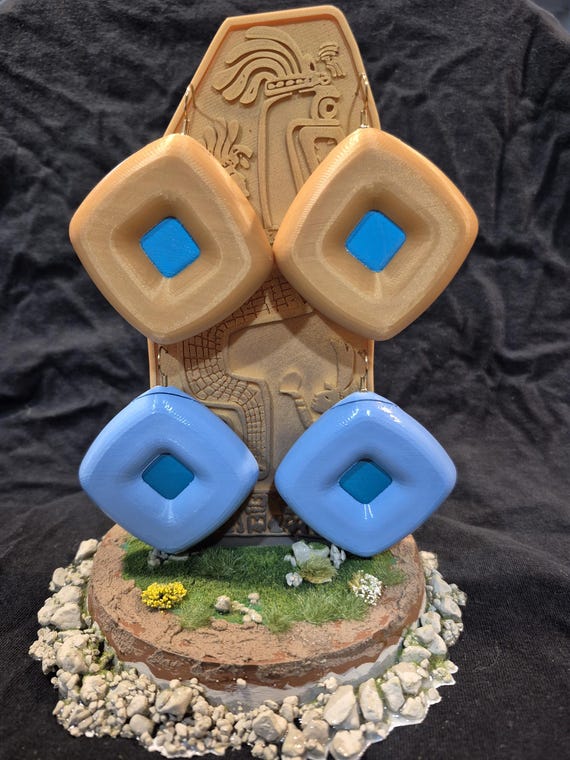 Chel's Earrings - movie-accurate cosplay prop - The Road to El Dorado