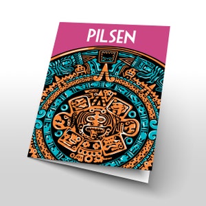 Chicago Cards | Chicago Neighborhood | Chicago City | Chicago Retro | Chicago Graphic | Chicago Illustration | PILSEN (6 Card Set)
