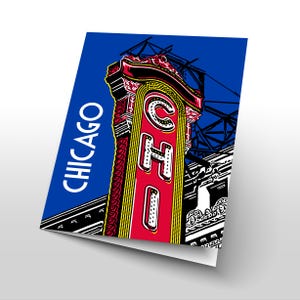 Chicago Cards | Chicago Theatre | Chicago City | Chicago Retro | Chicago Graphic | Chicago Illustration | CHICAGO (6 Card Set)