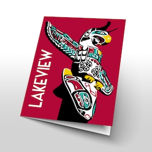 Chicago Cards | Chicago Neighborhood | Chicago City | Chicago Retro | Chicago Graphic | Chicago Illustration | LAKEVIEW (6 Card Set)