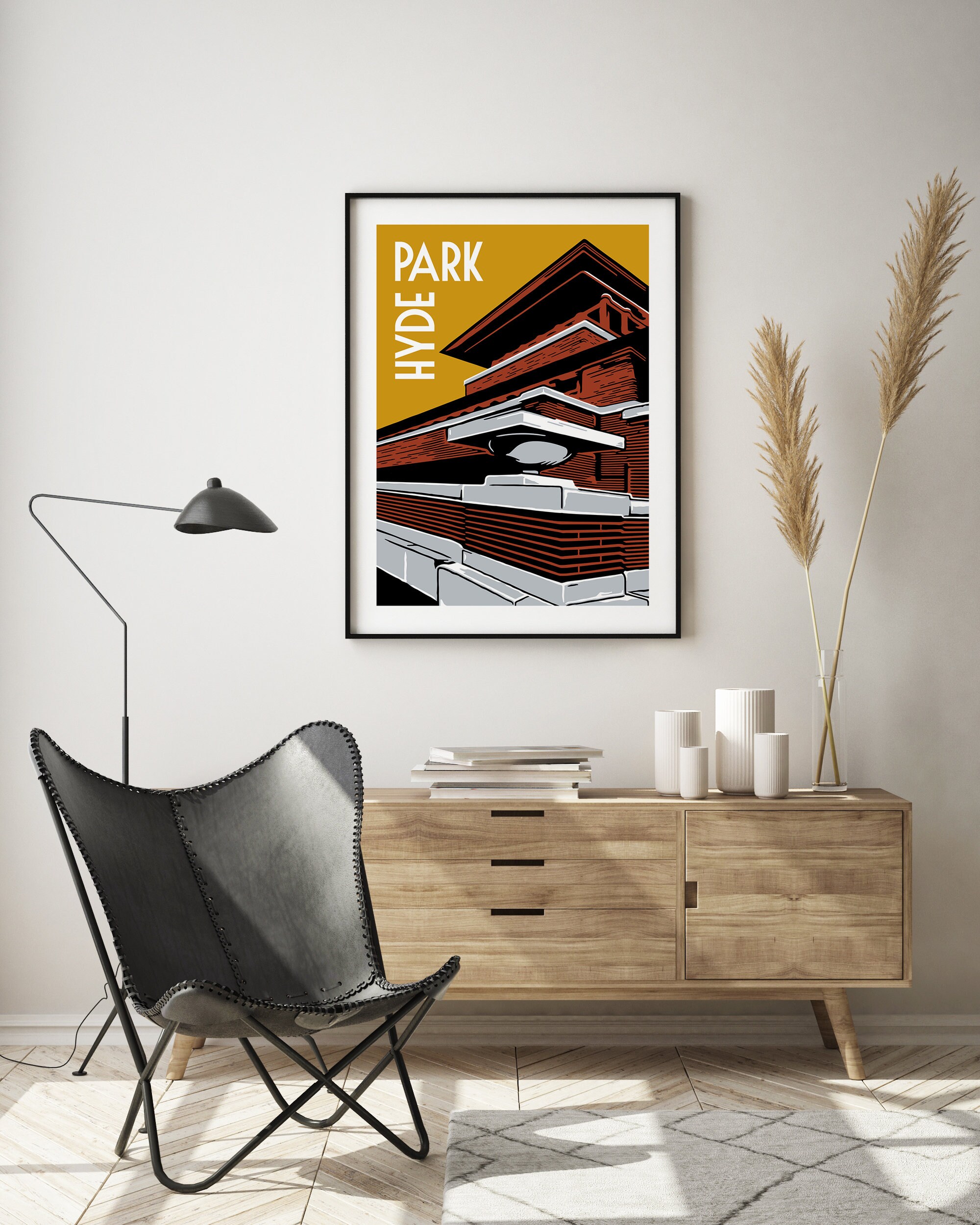 Chicago Poster | Chicago Neighborhood | Chicago City | Chicago Retro ...