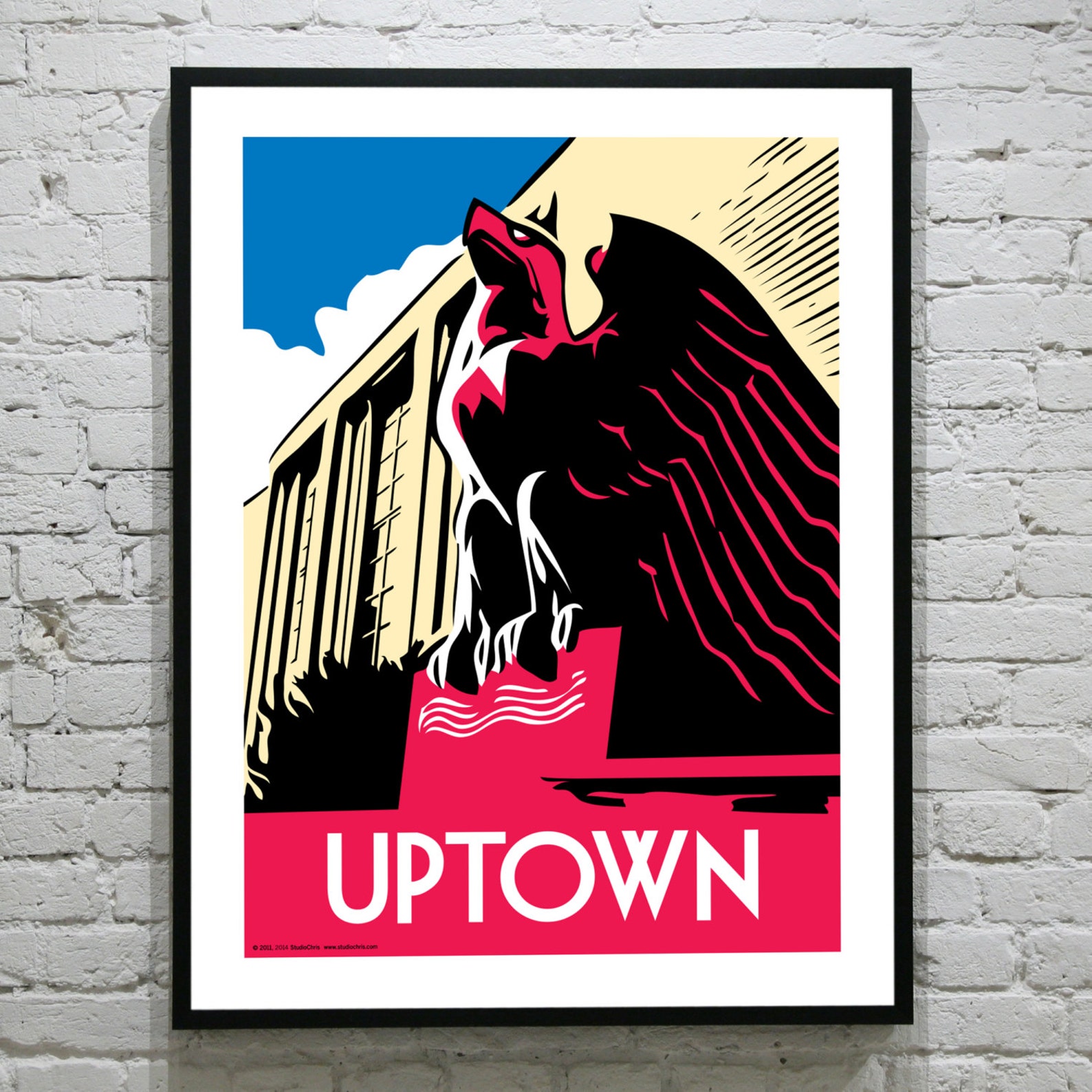UPTOWN Chicago Neighborhood Poster Etsy