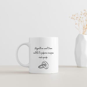 Algorithm Went From Outfits to Pakora Recipes Mug | Funny Desi Wife Gift | South Asian Newlywed Mug | Funny Wedding Gift | Desi Bride Mug