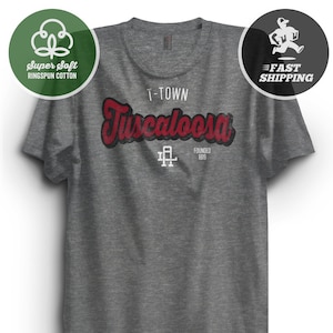 Tuscaloosa T-Shirt | T-Town Shirt | Tuscaloosa TShirt | Vintage Tuscaloosa Alabama Gift | Title Town