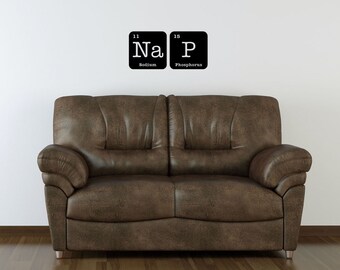 Think Wall Decal Vinyl Periodic Table Funny Elements