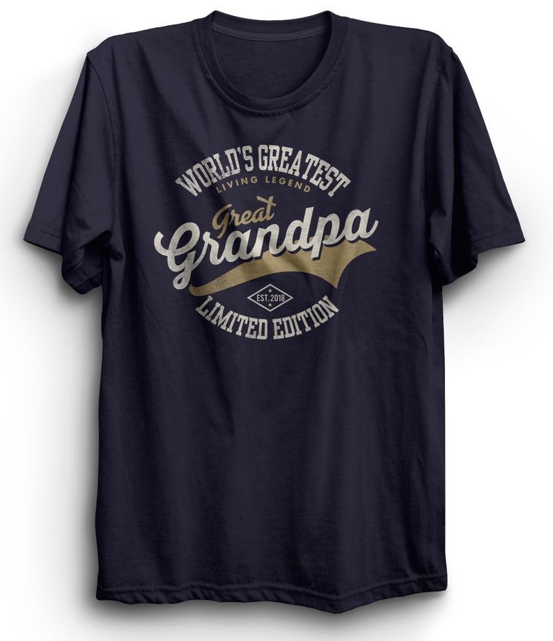 World's Greatest Great Grandpa T-Shirt Living Legend Tee | Etsy