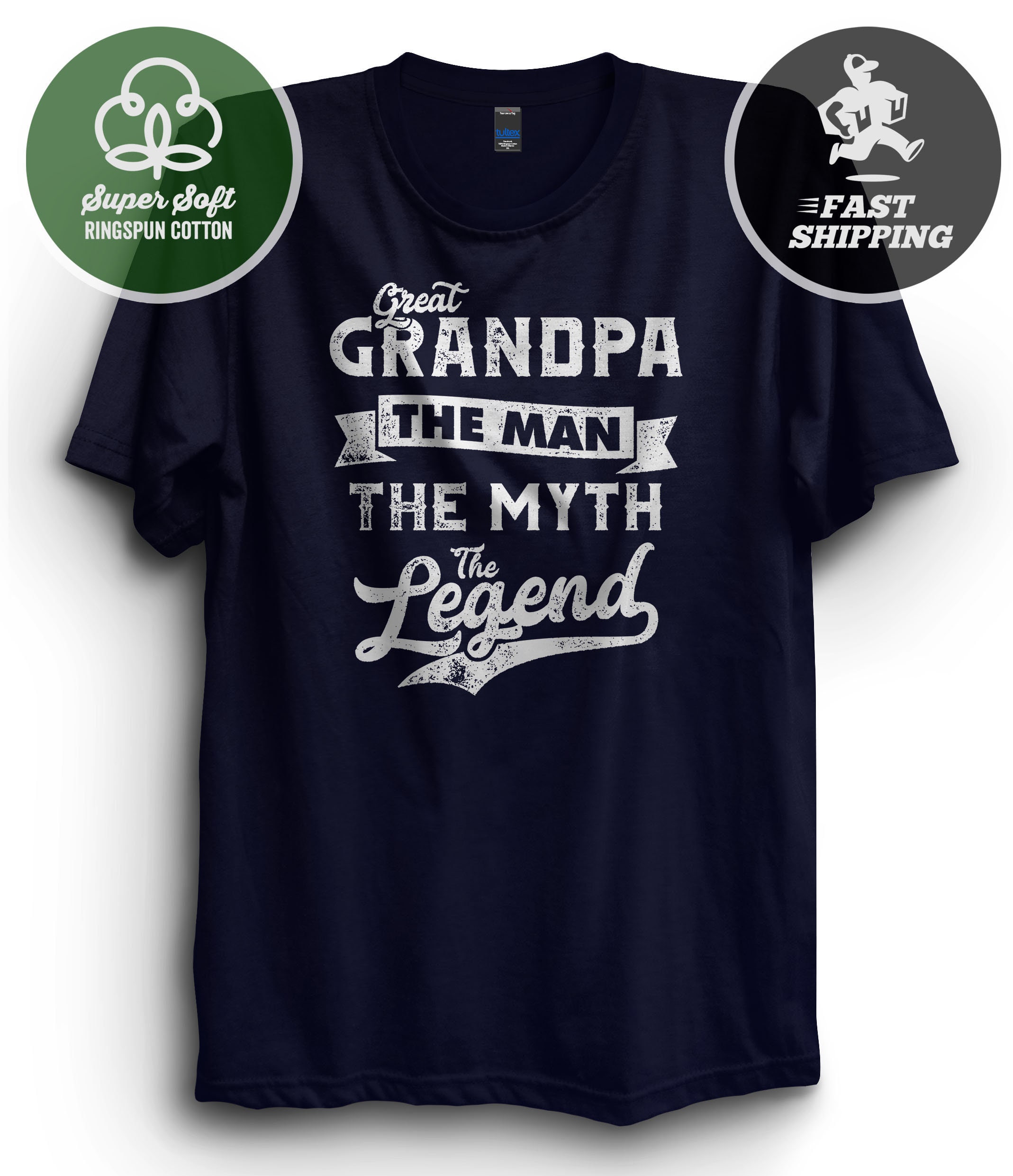 Grandfather Fathers Day Bampi Man Myth Legend Tshirt Unisex Grandad